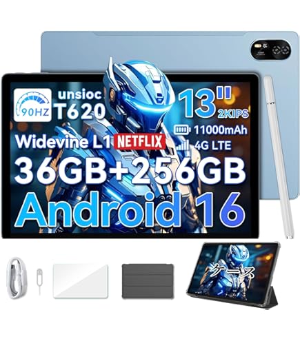 【R1624-99-169】タブレット Android15 大画面 タブレット android15 12インチ ips大画面」の人気商品一覧